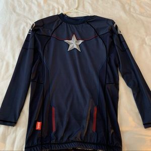 Hayabusa marvel captain America rash guard